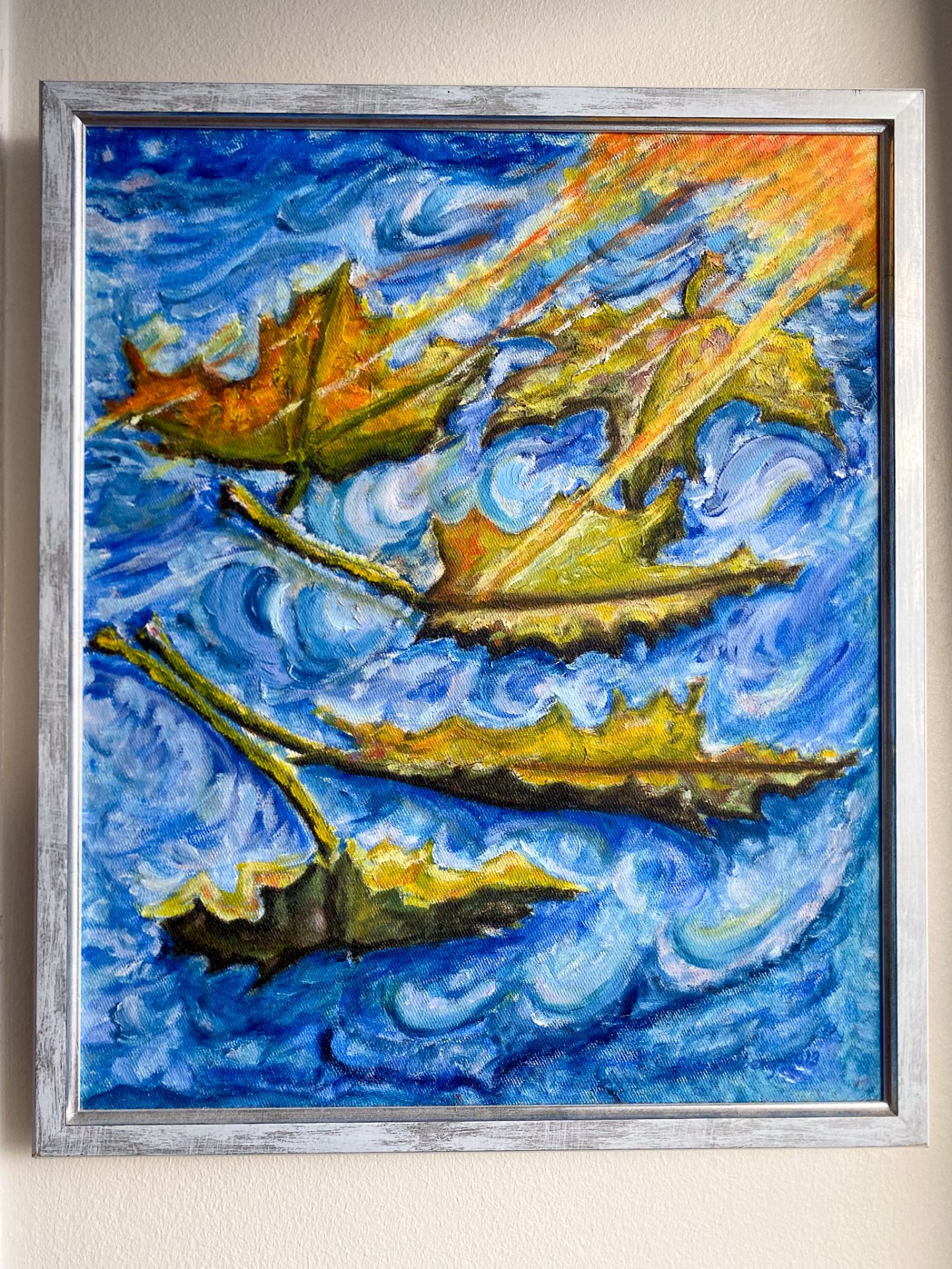 Painting of leaves