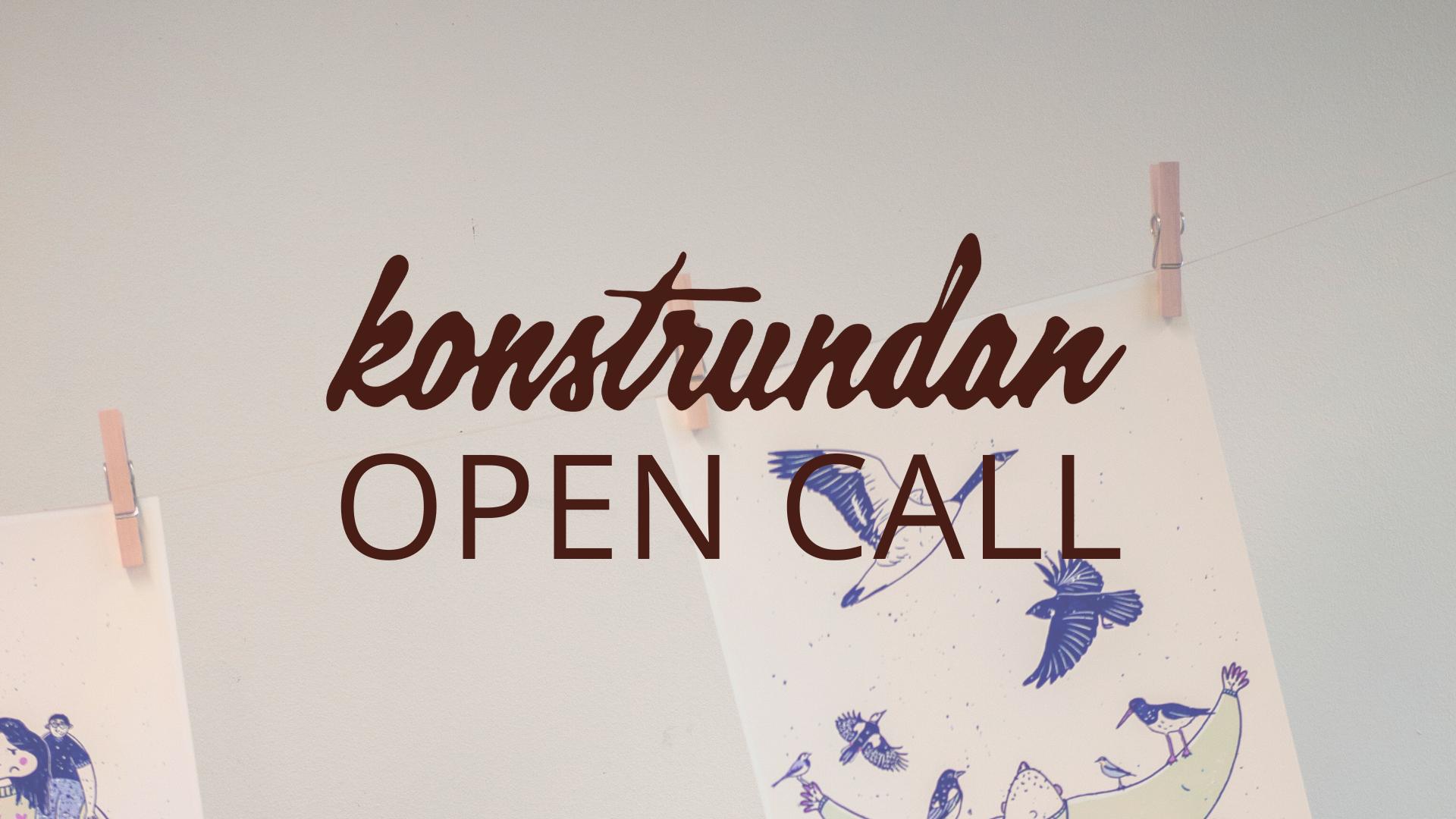 Konstrundan open call