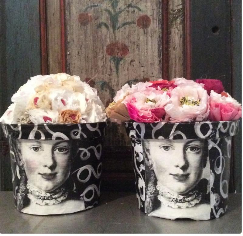 Papperskonst, decoupage.
