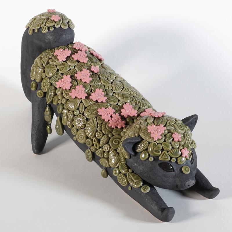 Ville Heimala, Aina Jäämerelle saakka, keramiikka, 38x18x16cm, 2023, kuvaaja Jarmo Heimala