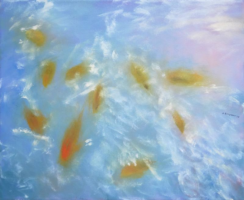 Heidi Krogerus, Ytan Tio/Kymmenen pinnassa/Surfacing Ten, 38 × 46 cm, 2024, Fotograf  konstnär själv