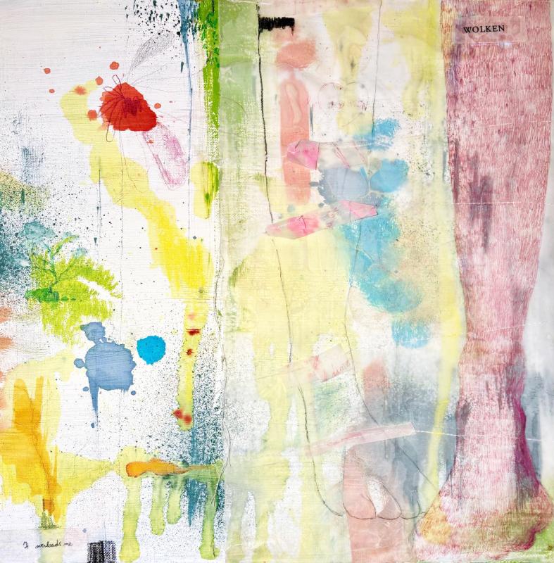 "Overload", mixed media on canvas