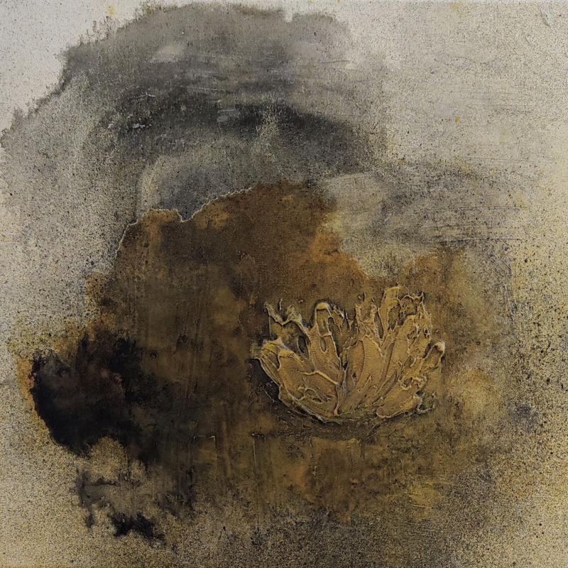 Patina II - akryyli kankaalle - 40x40x4cm