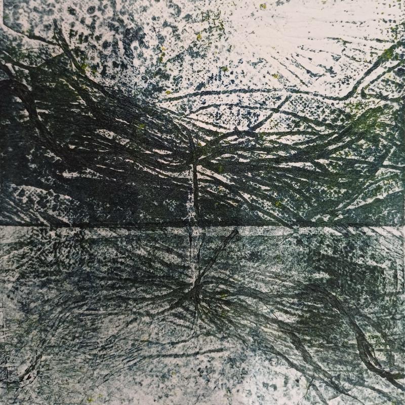 Heijastus, etsaus paperille, 20 x 17 cm, 2023