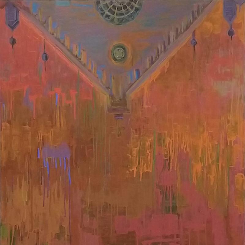 A-Santeri, akryyliväri kankaalle, 150x100 cm
