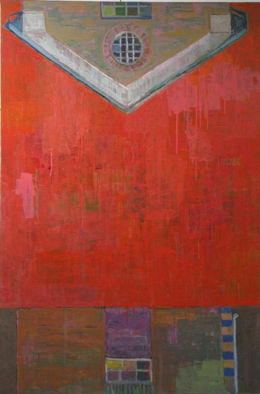 Ränni. akryyliväri kankaalle, 150x 100 cm