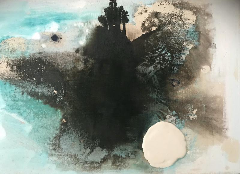WESTEND  2024  53cm x 72cm acrylic and ink on canvas