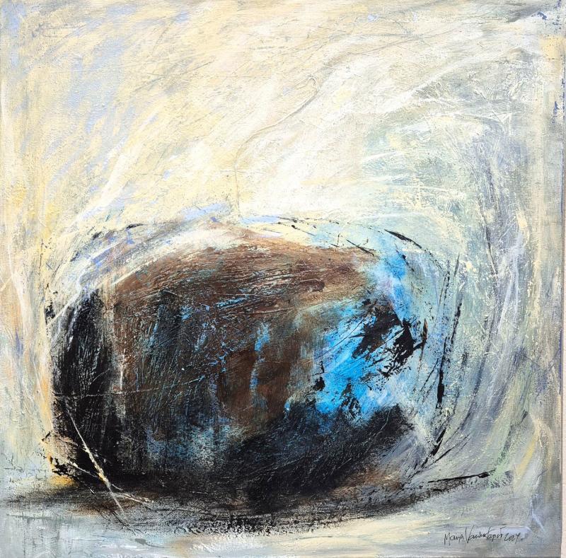 Presence, akryyli kankaalle 90x90 cm 2014 