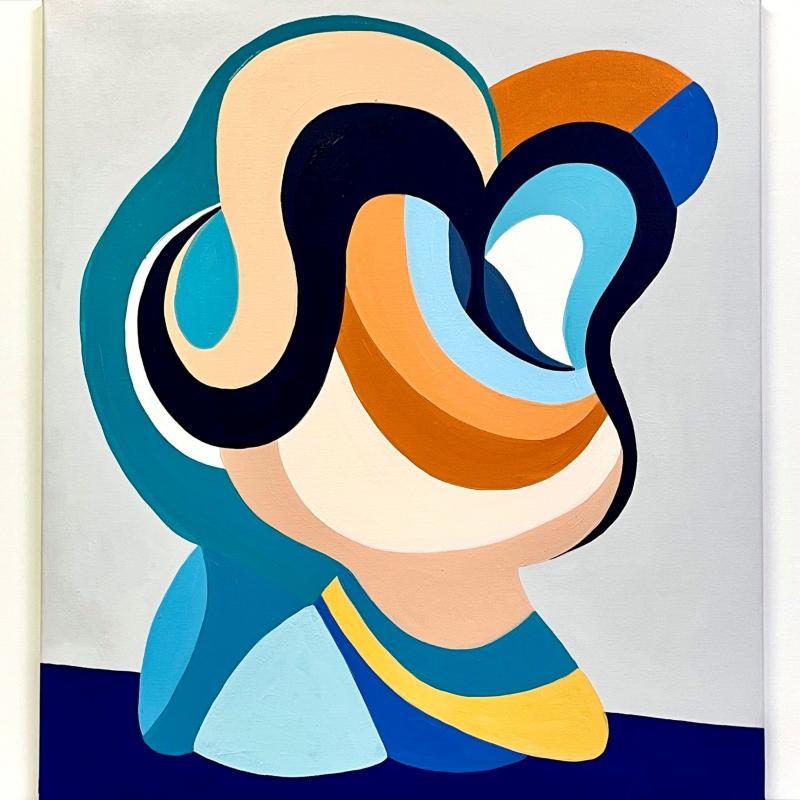 Wavy, olja på duk, 85 x 75 cm, 2024
