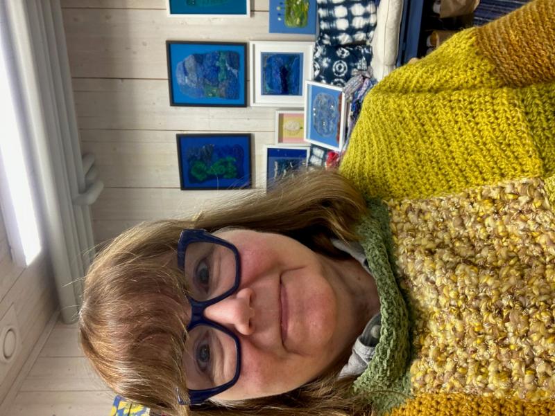 Anna Nilsson, Personbild i verkstaden, eget foto