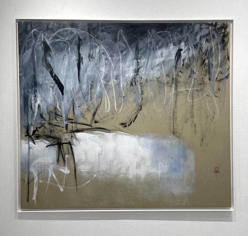 Affannato, akryyli kankaalle,155x155cm