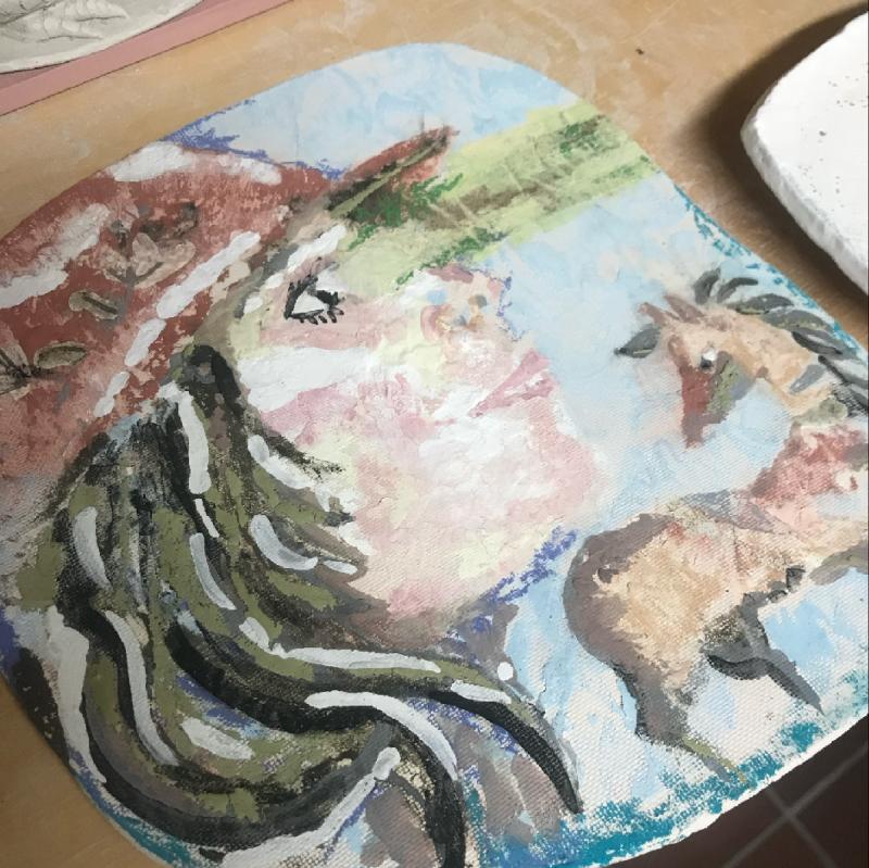 Caballos. Keramik 