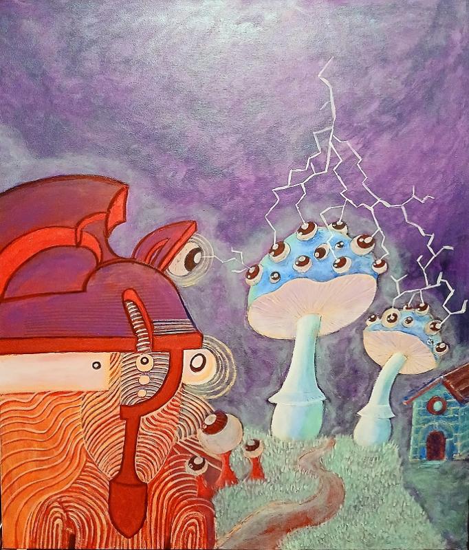 in the Eye of the Brainstorm. akryyli 2024, Jaakko Stick