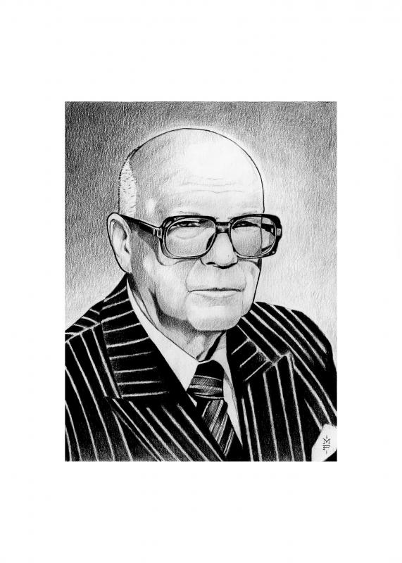 El Patron, drawing, pencil on paper, 21x29,7cm