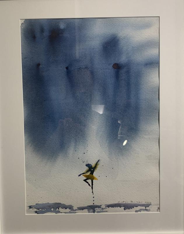 Ballerina, Catja Barck, 2023,Akvarell 41 x 29cm
Foto: Catja Barck