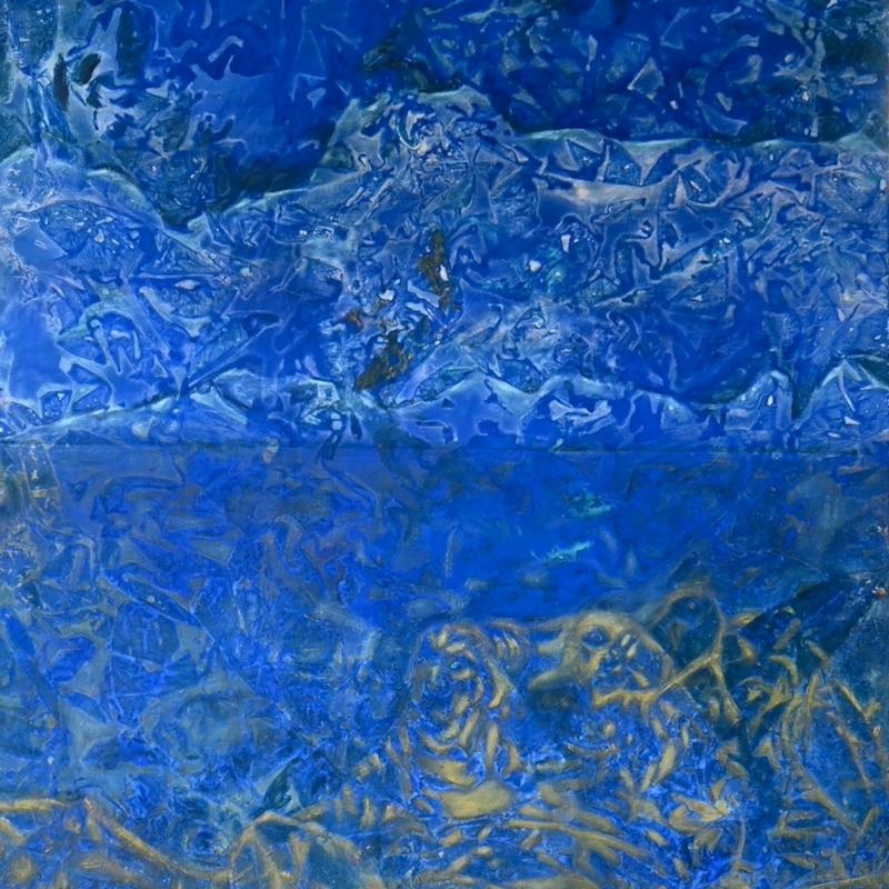 Lähde, 2024, akryyli, koko 80 x 100