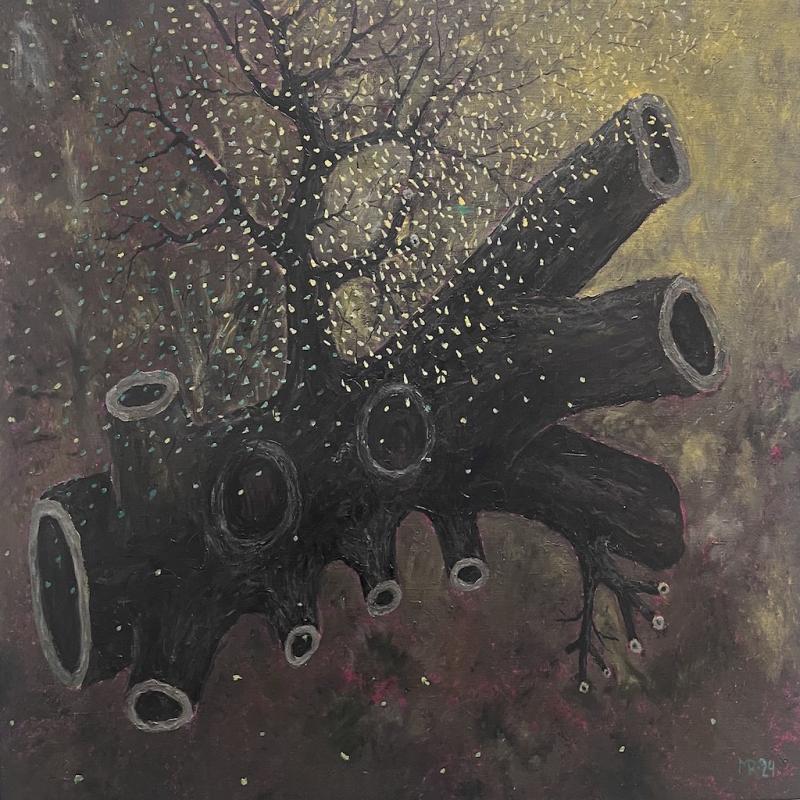 Missa brevis for a nature in trouble. - olja 2024   100x135