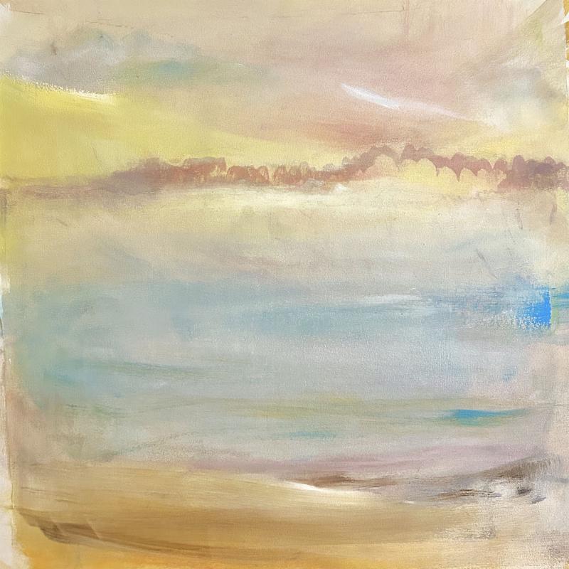 Golden Scape, oil on canvas, 50cm x 50cm