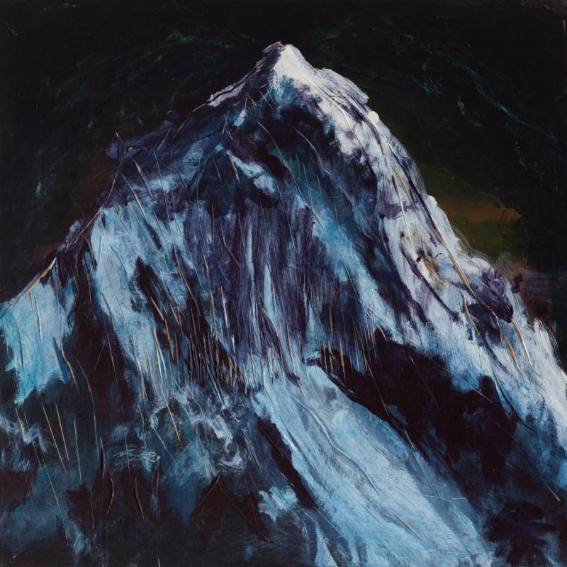 Scars, 2024, Acrylic on panel, 40 x 40 cm