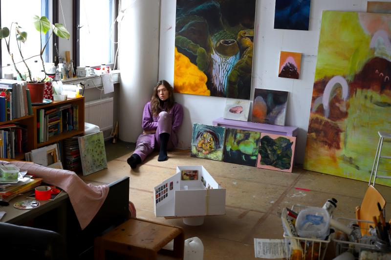 Studio portrait, 2022 - image credit: Azar Saiyar