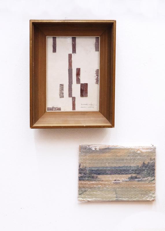 Burnouts
(2024 - on going)

Farmhouse piece

Recycled frame
Scratched surfaces of found matchboxes
Framed 28,5 x 23 cm
Paper: 20 x 14 cm
Second hand bought painting, bubblewrap
22,5 x 16 cm, H.Sippel , 1930

2025