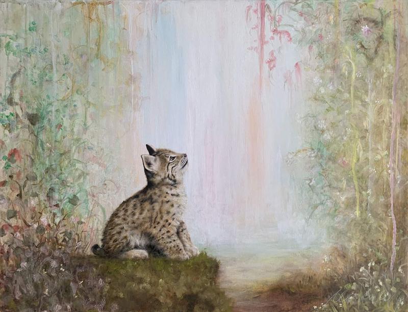 Maaretta Krohn, Her Fist Summer, öljy / tempera, 50x70, 2024