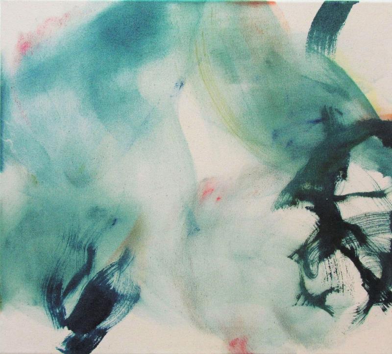 Leaves and Otherness, olja på duk, i kilram, 55x60cm