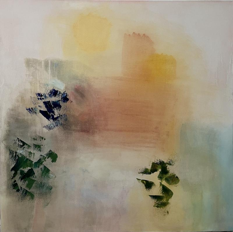 Kabelfabriken, 100x100cm, olja på duk, 2024