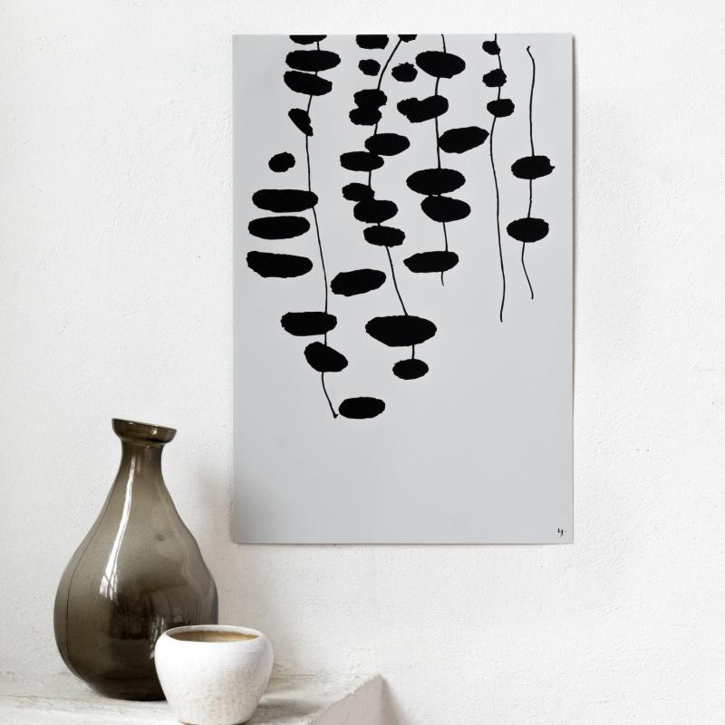 handtryckt poster